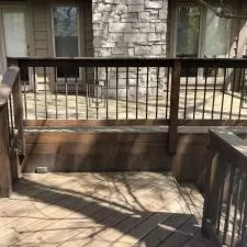 Brazilian hardwood deck cleaning in kirkwood mo 006