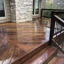 Brazilian hardwood deck cleaning in kirkwood mo 009