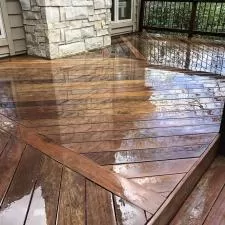 Brazilian hardwood deck cleaning in kirkwood mo 010