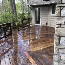 Brazilian hardwood deck cleaning in kirkwood mo 011