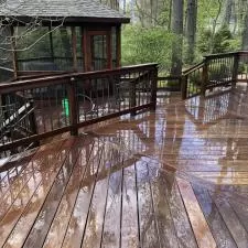 Brazilian hardwood deck cleaning in kirkwood mo 012