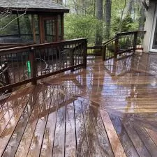 Brazilian hardwood deck cleaning in kirkwood mo 013