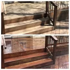 Brazilian hardwood deck cleaning in kirkwood mo 015