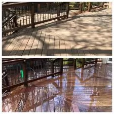 Brazilian hardwood deck cleaning in kirkwood mo 018