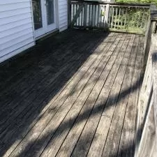 Deck clean and stain in kirkwood mo 002