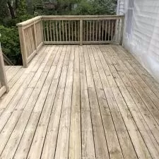 Deck clean and stain in kirkwood mo 010
