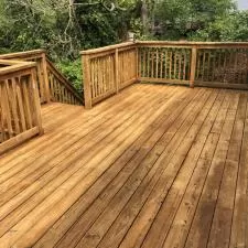 Deck clean and stain in kirkwood mo 015