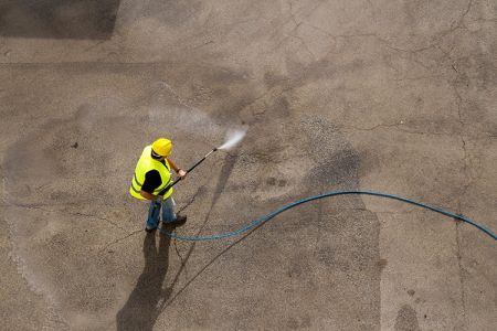 Concrete cleaning