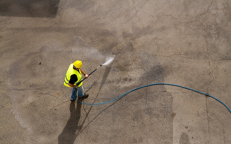 concrete cleaning